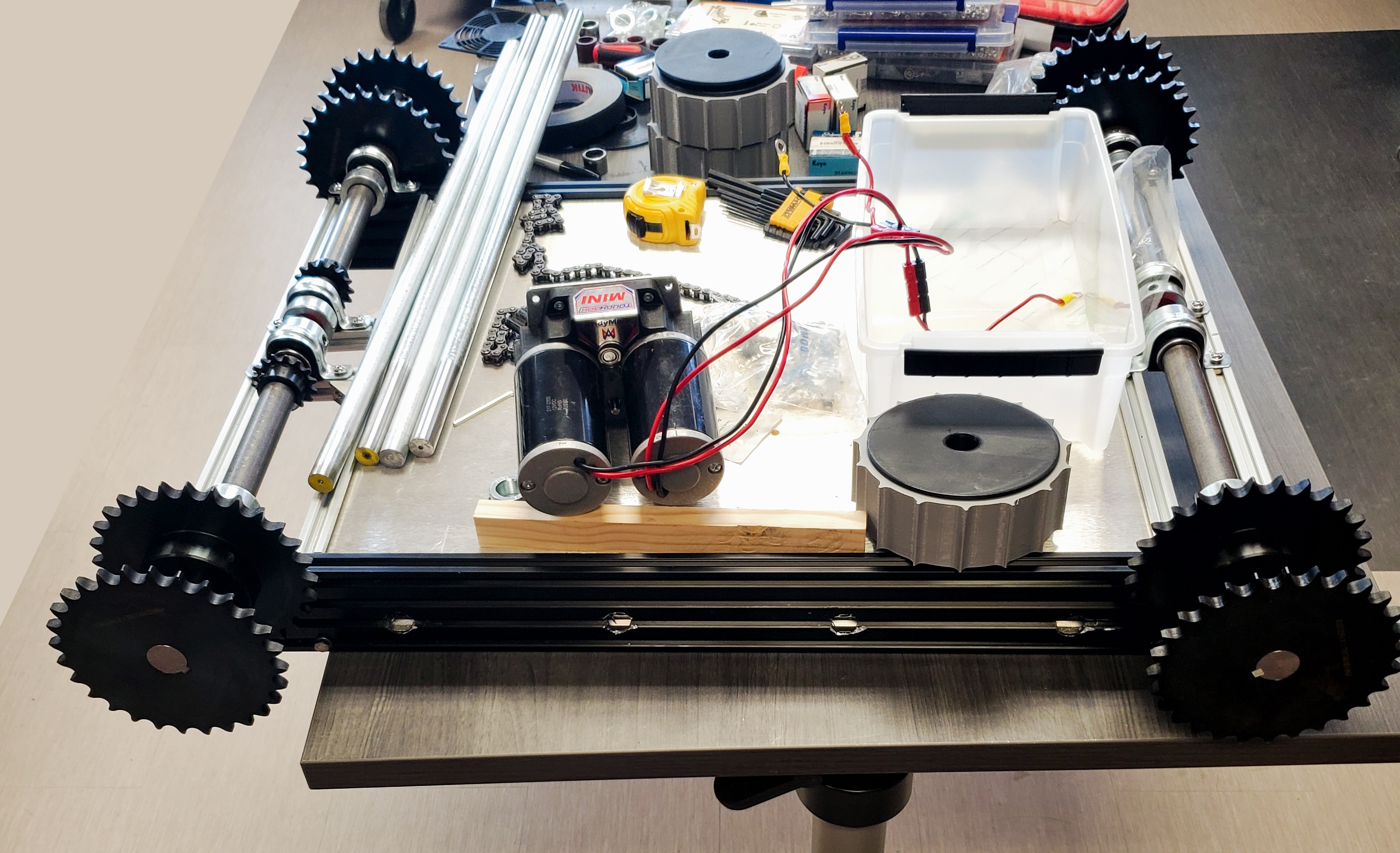 T-Shirt/Stress Ball/Ping Pong Ball Launching Robot - Wellsville CSD SWAT Master Project project image